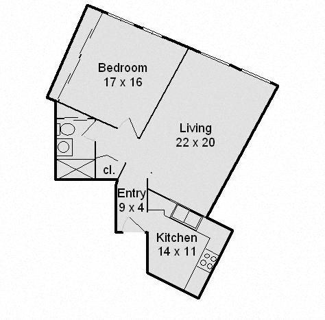One-Bedroom B